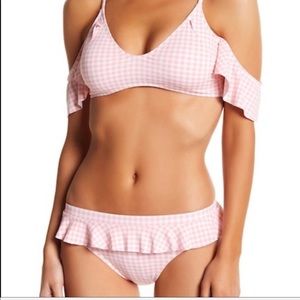 Juicy Couture Black Label Pink Gingham Bikini XS